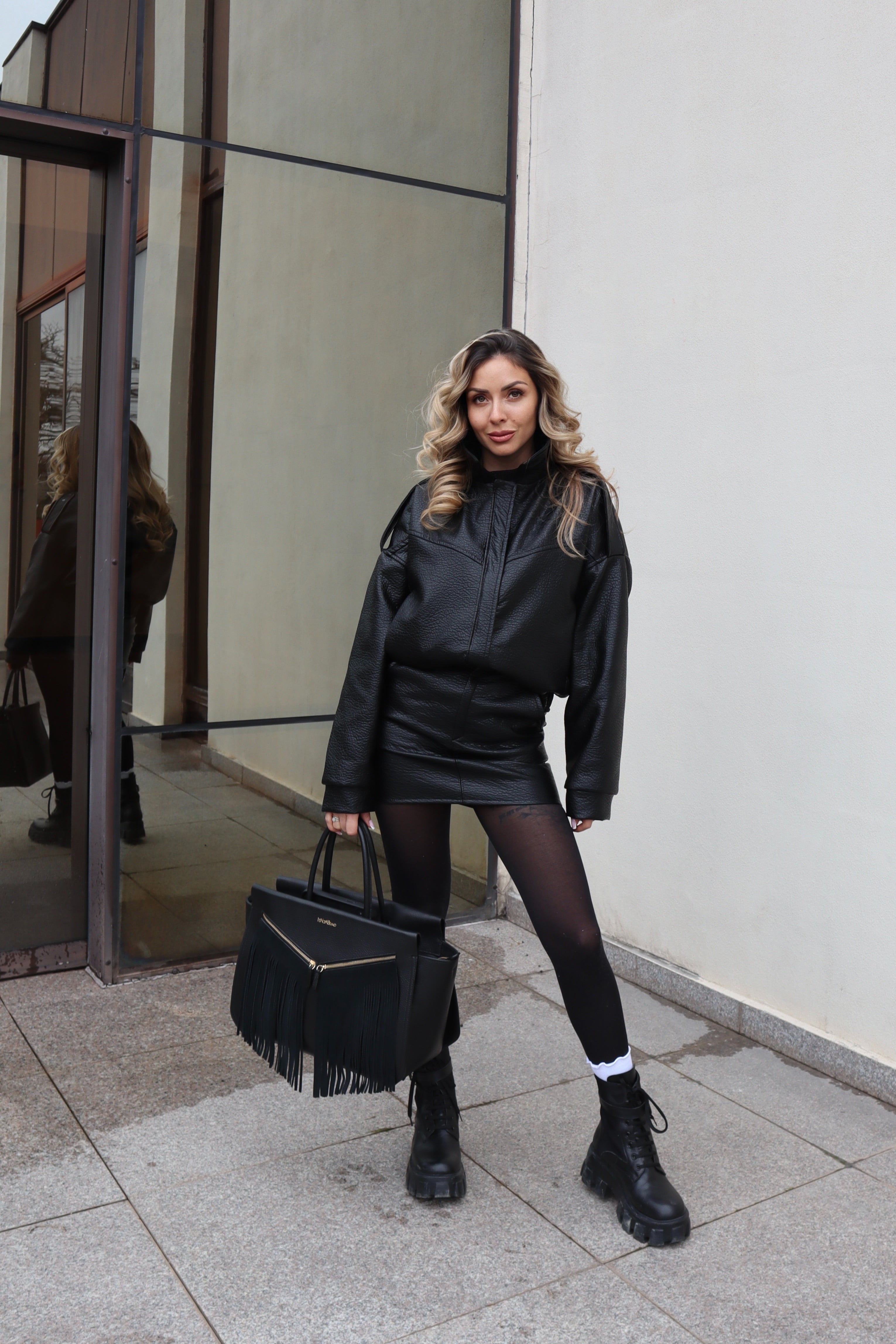 Кожено яке SILLY