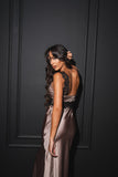 Рокля VALERE (Gold satin)