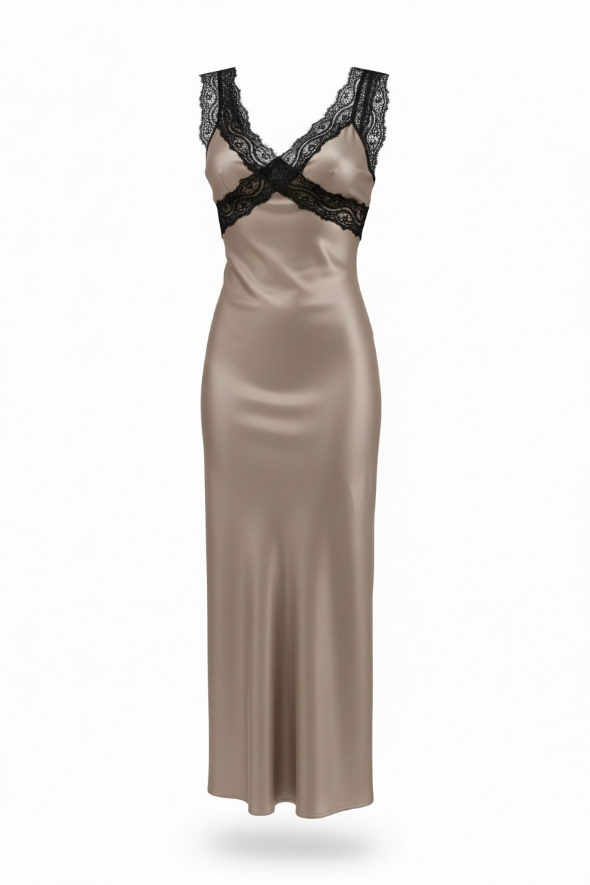 Рокля VALERE (Gold satin)